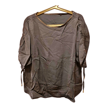 Dark blue drawstring top Max&Co