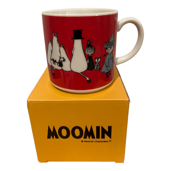 Moomin character red mug