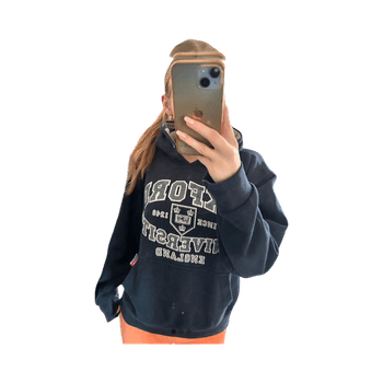 Navy hoodie