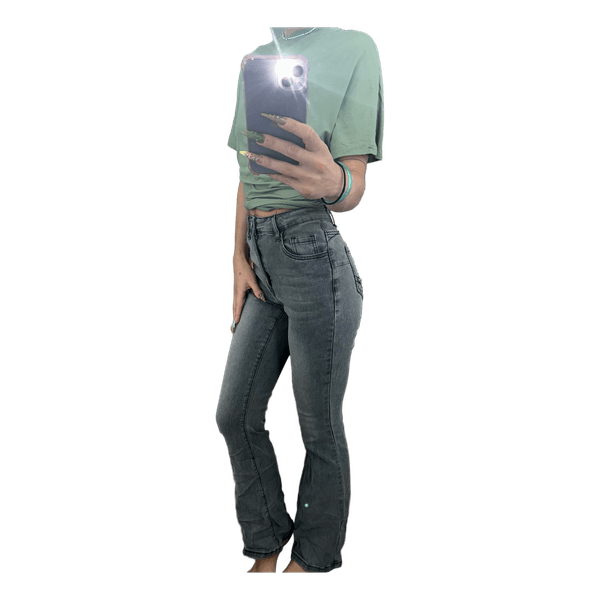 Grey denim jeans
