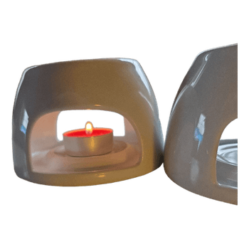 Keraaminen lämmitinalusta / Teepannun lämmitin (Basware), 2 kpl