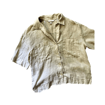beige pellavapaita xs 