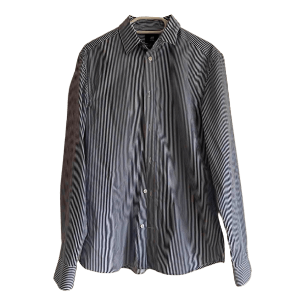 Blue striped shirt