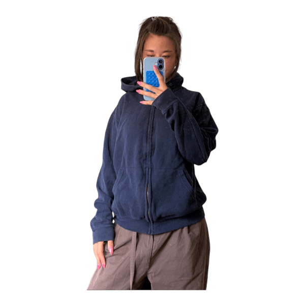 Mørkeblå zip-up