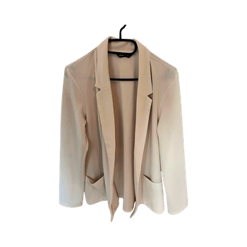 Beige casual blazer
