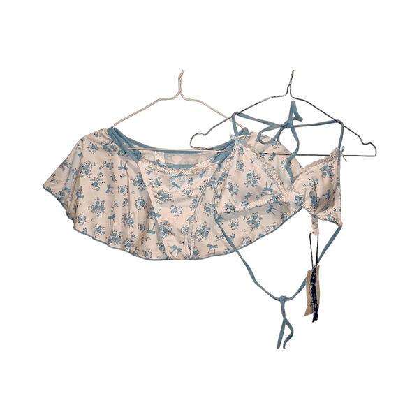 Vaaleansininen bikinit
