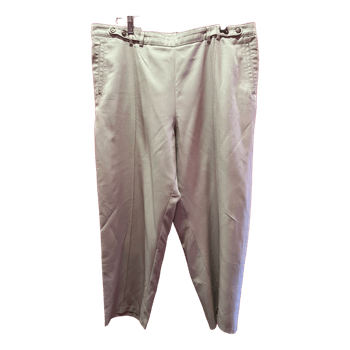 Beige tailored trousers