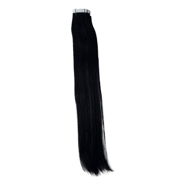 LaaVoo teip-juuksepikendused – 100% inimese juuksed – toon 1, 16", 50 g, 20 tk