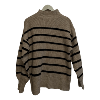 Beige striped sweater