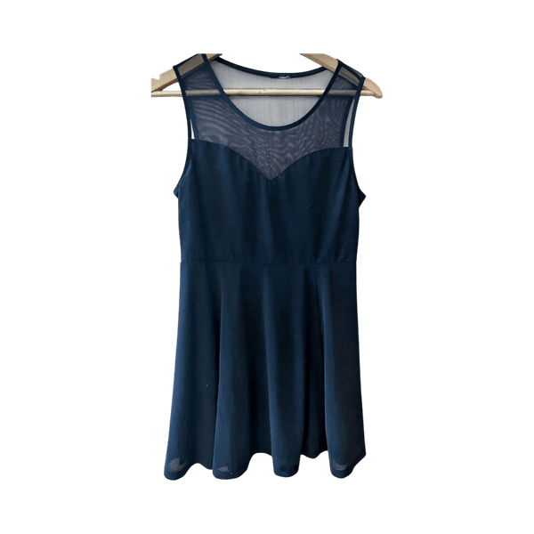 H&M black mesh dress