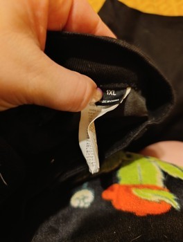 Black cotton trousers