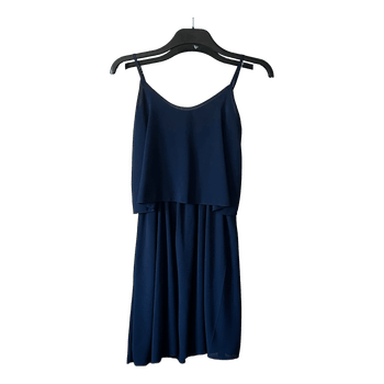 Navy midi dress