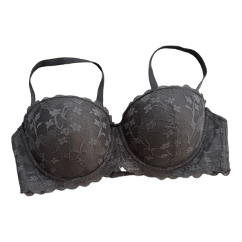 Black lace bra