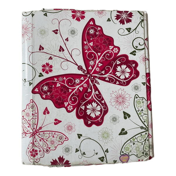 Butterfly patterned notebook