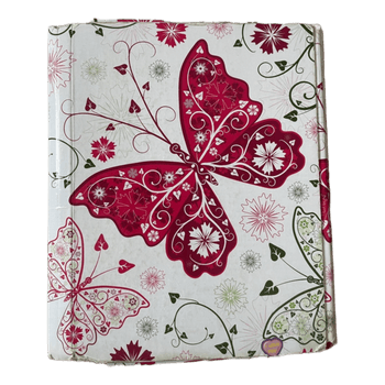 Butterfly patterned notebook