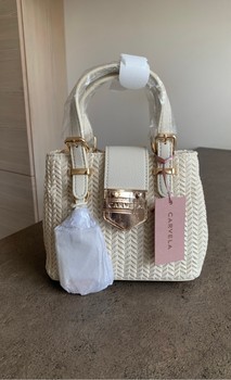 Carvela Maria micro weave bag