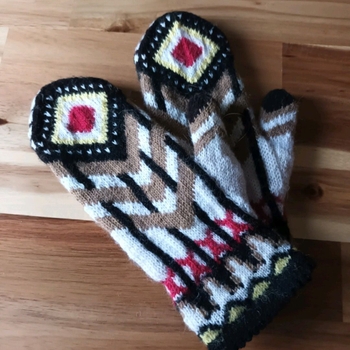 Handmade mittens 