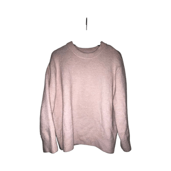 vaaleanpunainen neule