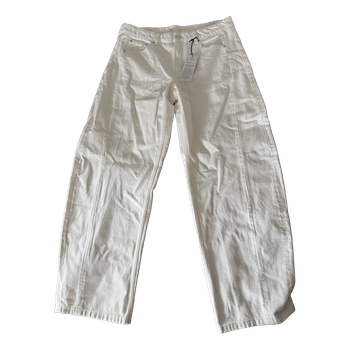 Gina Tricot off-white balloon jeans