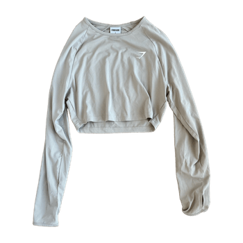 Gymshark pitkähihainen crop top