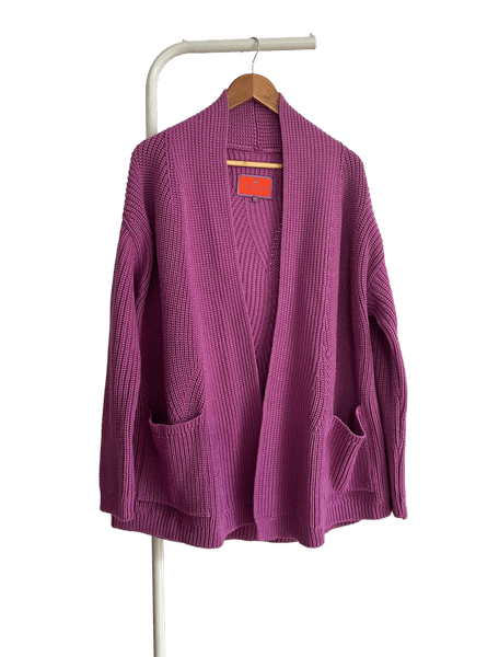 Lieblingsstück purple knit cardigan