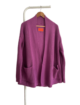 Lieblingsstück purple knit cardigan