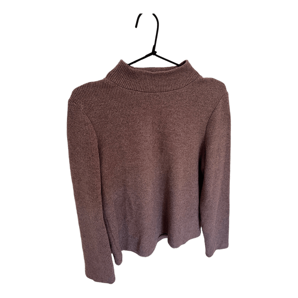 Brown ribbed lounge set