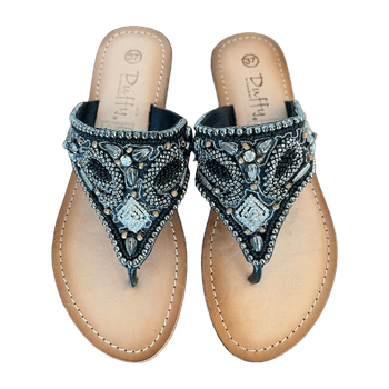 Duffy Leather Sandals, new