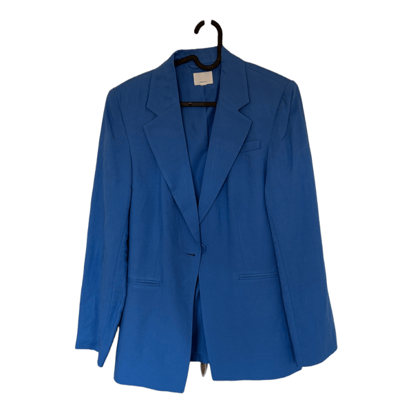 Blå blazer