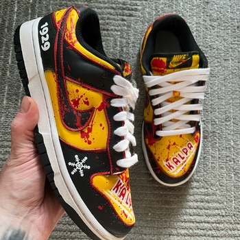 Käsin maalatut Nike Dunk Low kengät