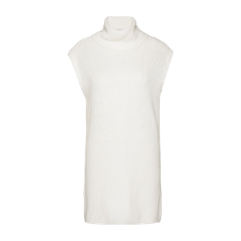 White knitted dress