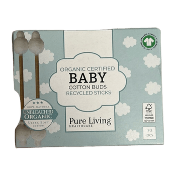 Organic baby cotton buds