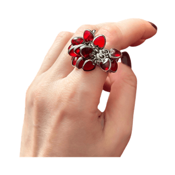 Swatch stainless steel heart ring