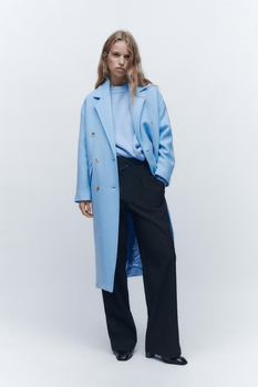 Oversized Coat With Wool