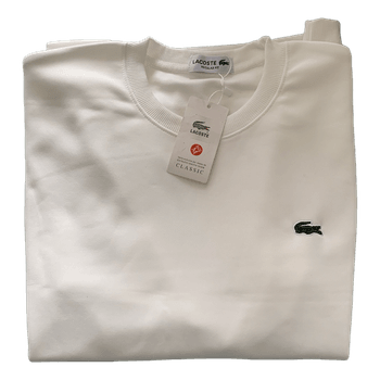 White Lacoste sweatshirt