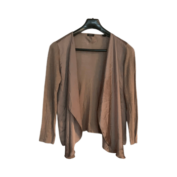 Esprit ruskea avoin neuletakki  