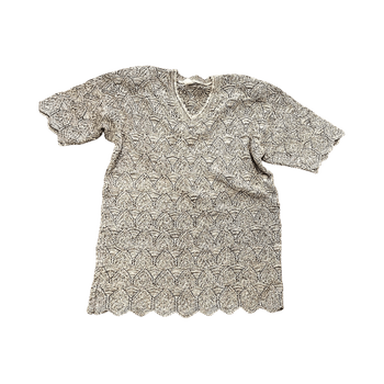 Beige pitsineulepaita