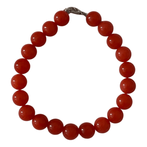 orange jade armbånd