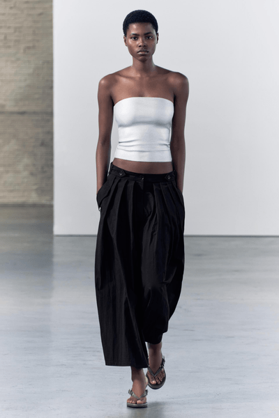 Stretch Knit Bandeau Top