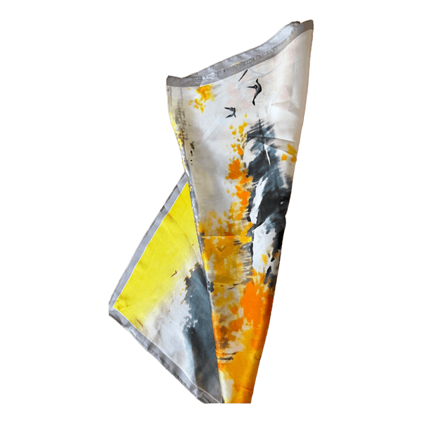 Silk square scarf