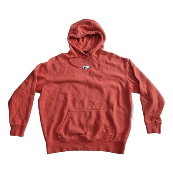 Nike orange hooded sweatshirt