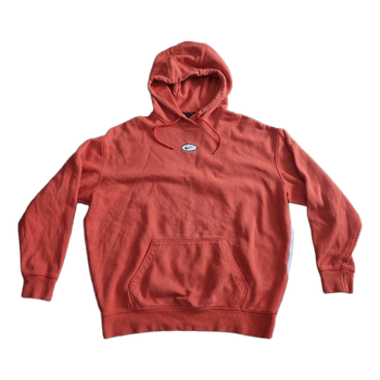 Nike orange hooded sweatshirt