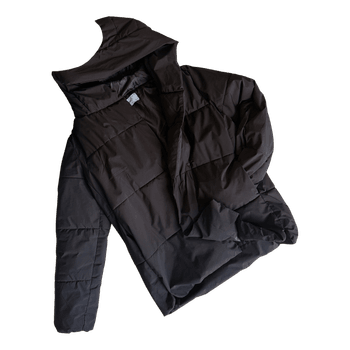 Black puffer jacket