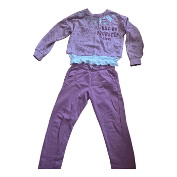 Brums violet sweatshirt set