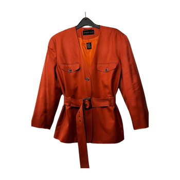 August silk vintage coat