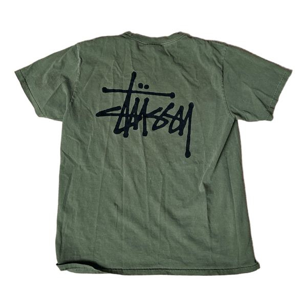 Grøn Stüssy t-shirt