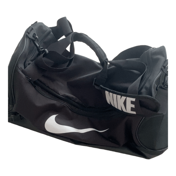 Black Nike duffel bag