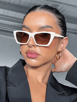 Cat eye acrylic eyeglasses