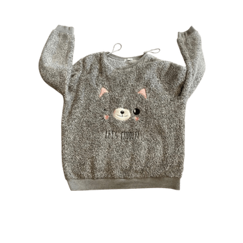 Beige furry sweater
