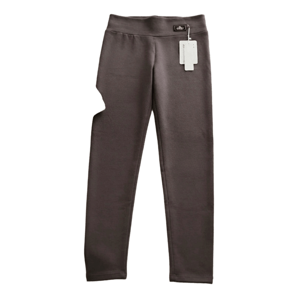 New brown cotton blend leggings